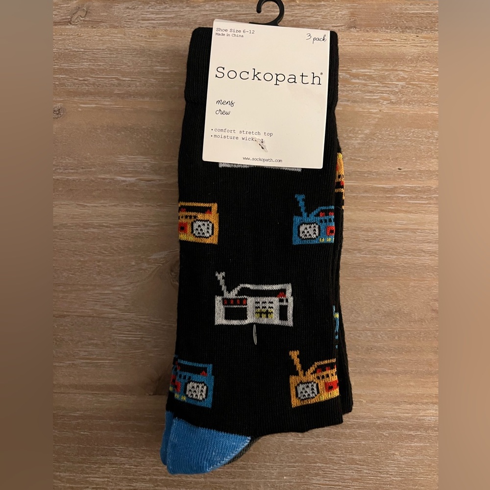 3-Pack of Sockopath Radio Socks